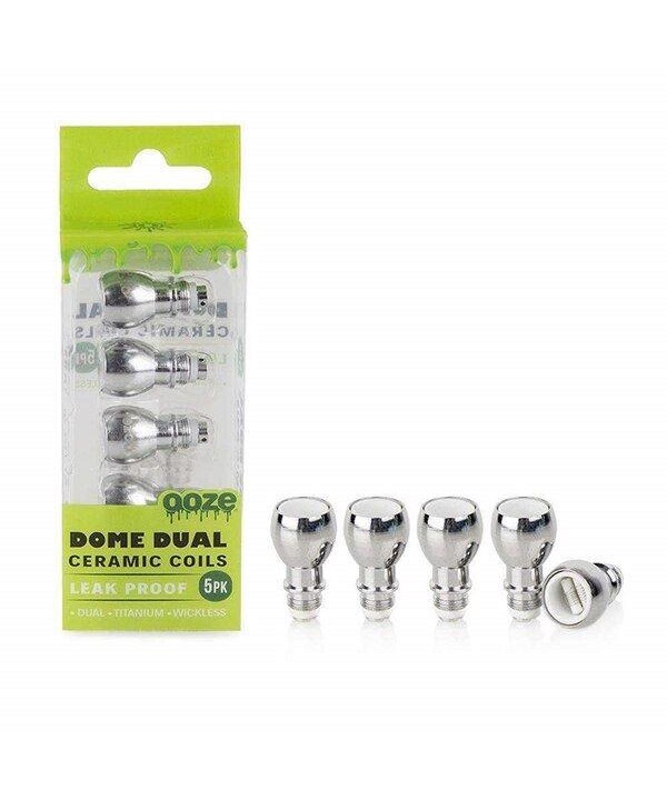 Ooze Dome Dual Ceramic Coils (5-Pack)