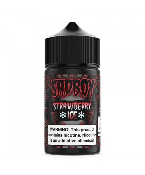 Strawberry Ice by Sadboy E-Liquid 60ml