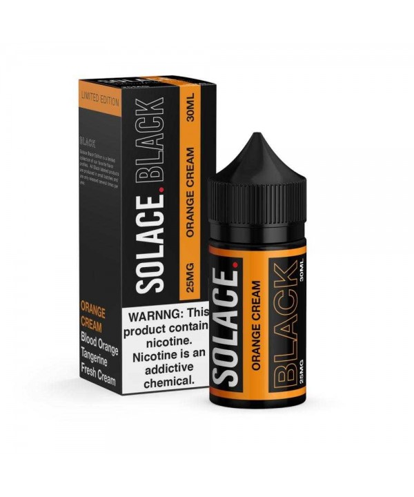 SOLACE BLACK | Orange Cream 30ML eLiquid *CLEARANCE*