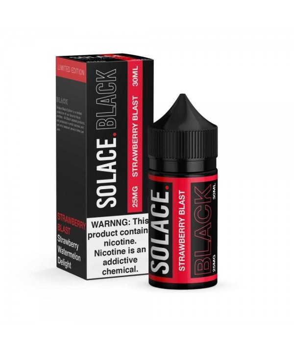 SOLACE BLACK | Strawberry Blast 30ML eLiquid *CLEARANCE*