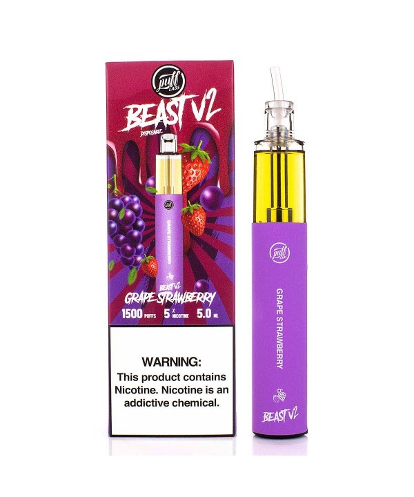 Puff Beast Bar V2 Disposable Device - 1500 Puff (Individual)