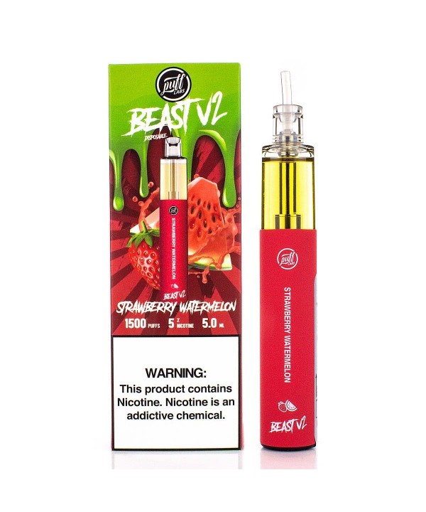 Puff Beast Bar V2 Disposable Device - 1500 Puff (Individual)