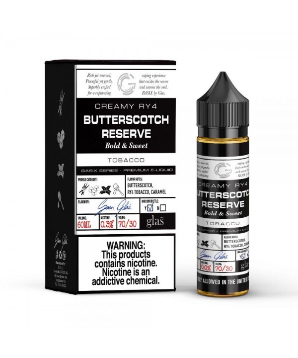 Butterscotch Reserve by Glas BSX Series 60ml