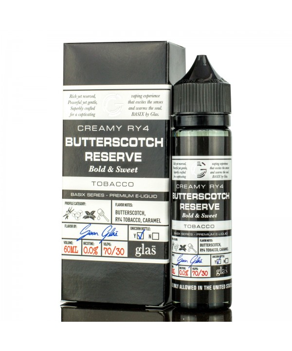 Butterscotch Reserve by Glas BSX Series 60ml