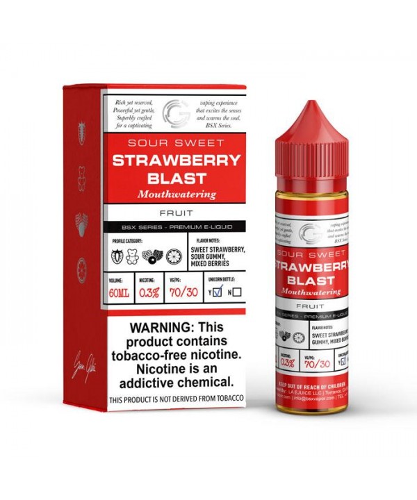 Strawberry Blast by Glas BSX Series 60ml