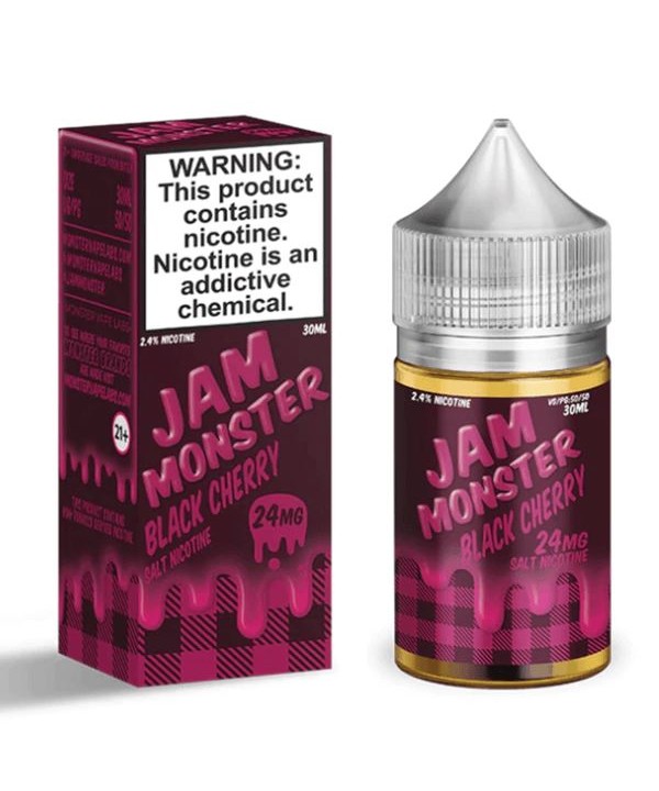 Black Cherry By Jam Monster Salts E-Liquid | Flawl...