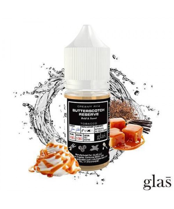 Butterscotch Reserve by Glas BSX Nic Salts 30ml