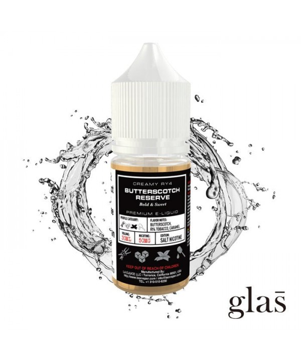 Butterscotch Reserve by Glas BSX Nic Salts 30ml