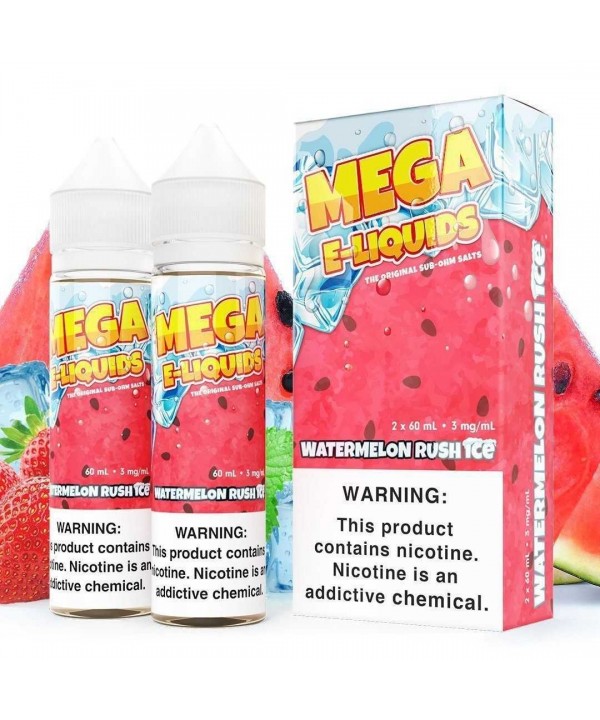 Watermelon Rush Ice by MEGA SUB OHM SALT SERIES 2X...