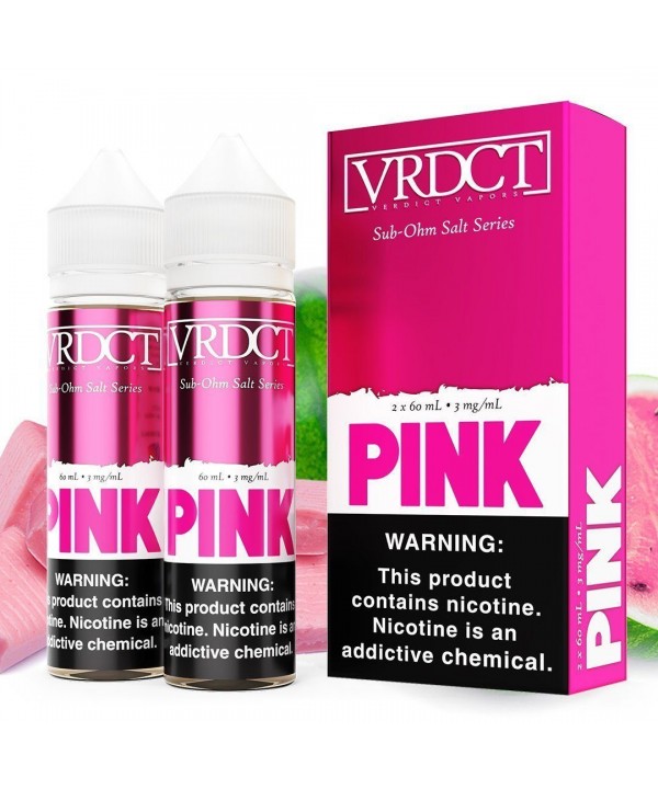 Pink by VERDICT SUB OHM SALT SERIES E-Liquid 2X 60...