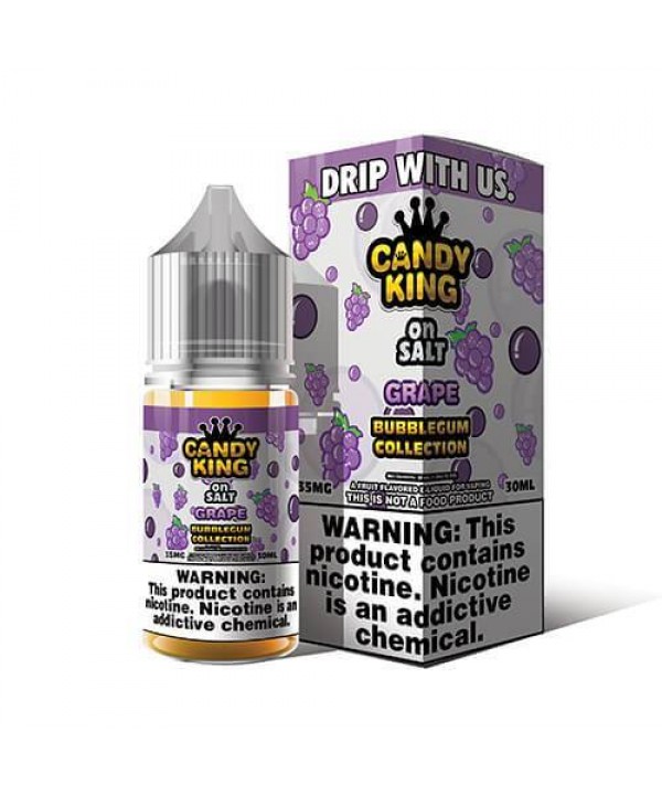 Grape by Candy King Bubblegum On Salt 30ml