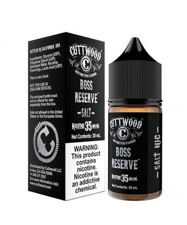 Boss Reserve by Cuttwood Salt 30ml