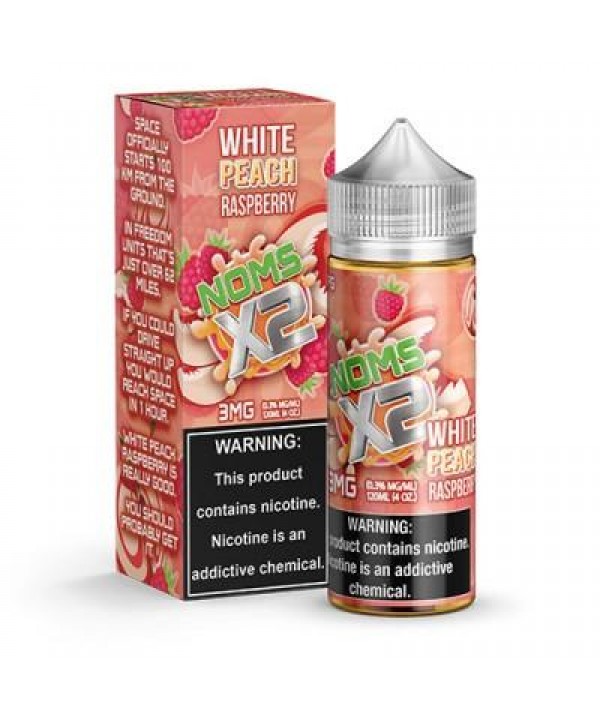 White Peach Raspberry by NOMS X2 120ml