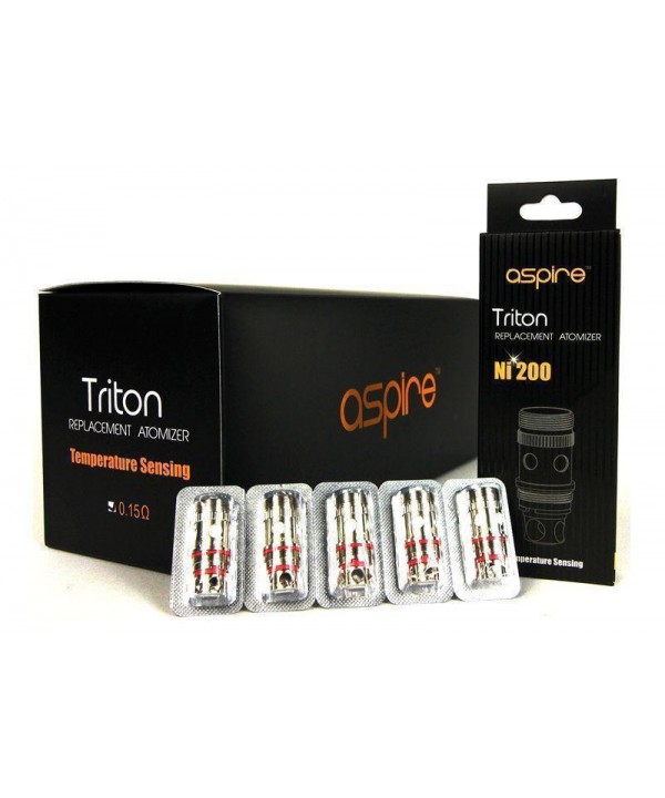 Aspire Triton NI200 Temperature Sensing Coil Heads (Pack of 5)