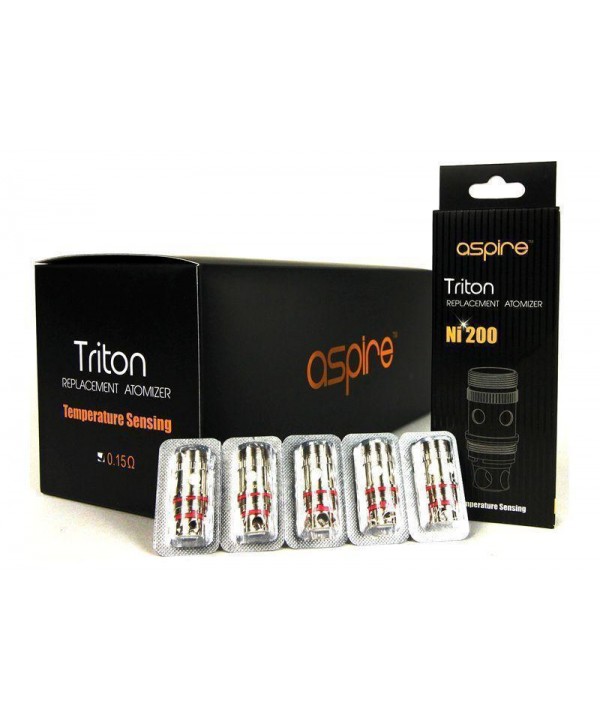 Aspire Triton NI200 Temperature Sensing Coil Heads...