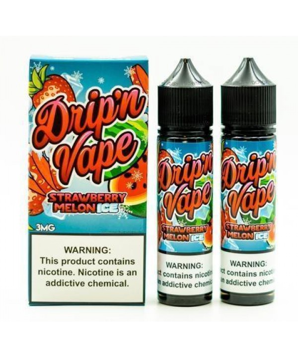 DRIP N VAPE | Strawberry Melon on Ice 120ML eLiqui...