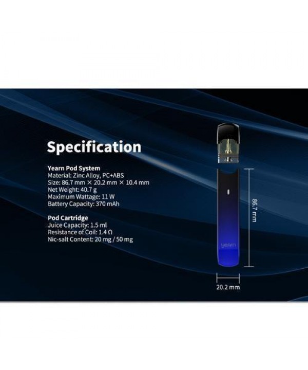 Uwell Yearn Pod Device (PODS NOT INCLUDED)