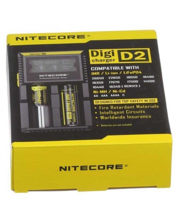 Nitecore Charger D2 LCD Digicharger