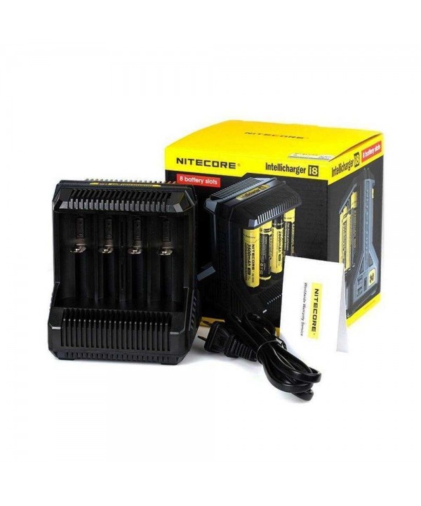 Nitecore I8 Charger - 8 Bay IMR Li-ion Battery Charger