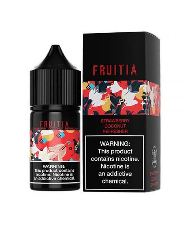 Strawberry Coconut Refresher by Fruitia Salts 30ml