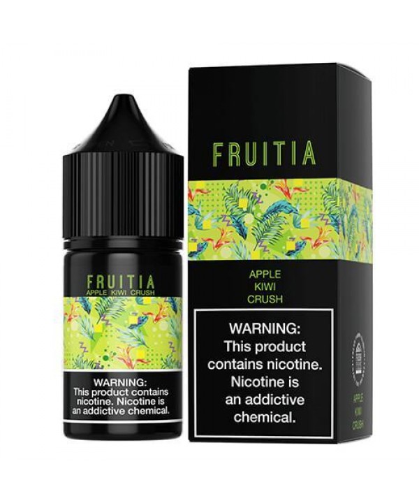 Apple Kiwi Crush by Fruitia Salts 30ml