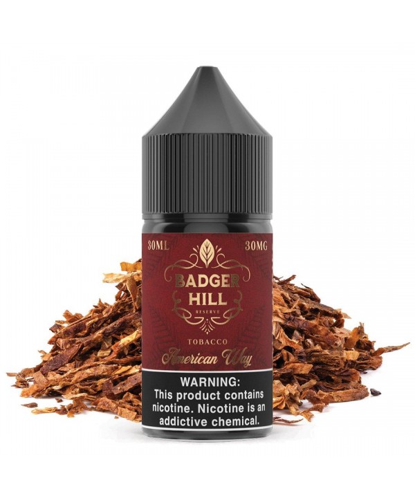 American Way by BADGER HILL RESERVE SALTS 30ml