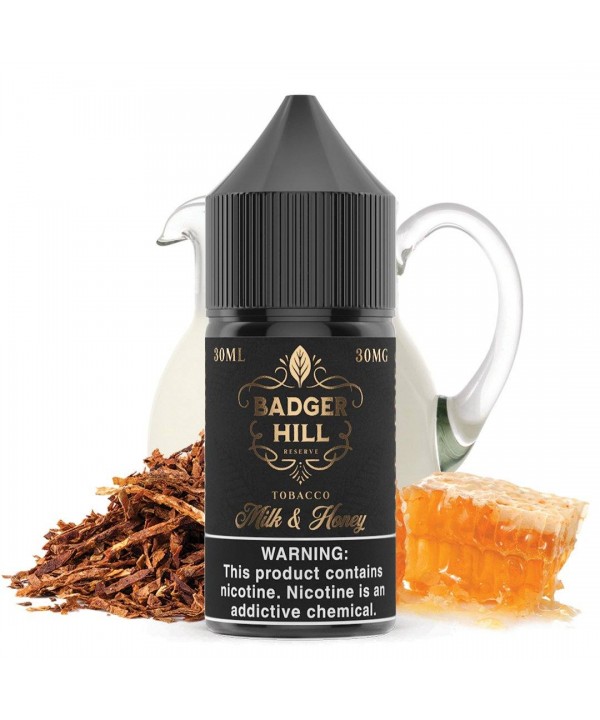 Milk and Honey by BADGER HILL RESERVE SALTS 30ml