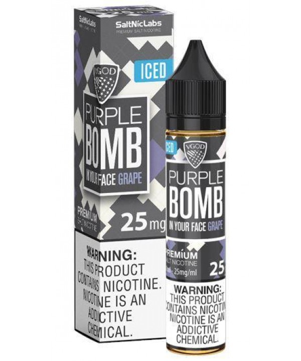 Iced Purple Bomb by VGOD SaltNic 30ml