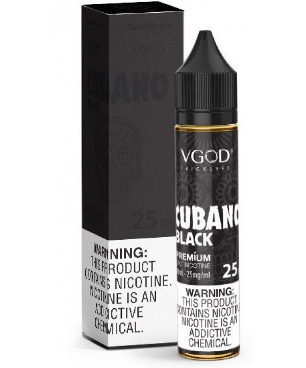 Cubano Black by VGOD SaltNic 30ml