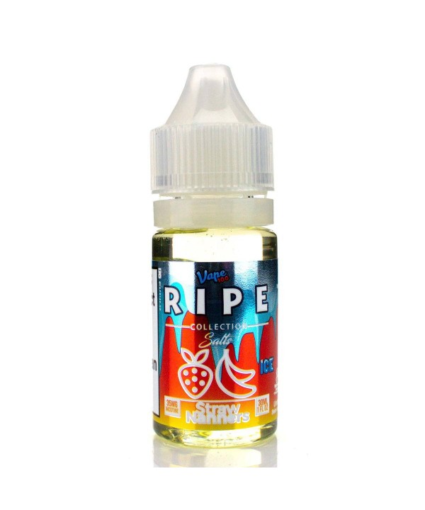 Straw Nanners On ICE by Vape 100 Ripe Collection Salts 30ml