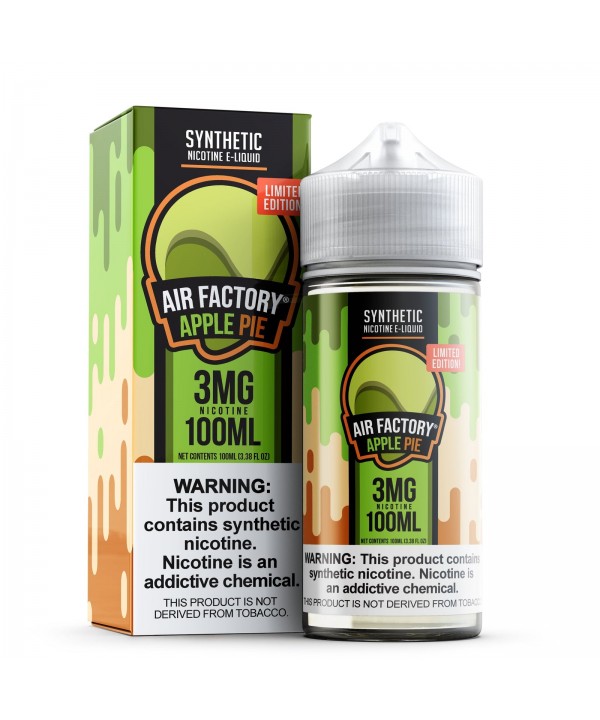 “Limited Edition” Apple Pie by Air Factory Tobacco-Free Nicotine 100ml