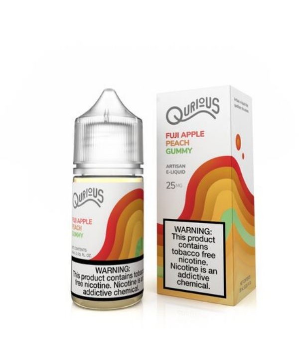 Fuji Apple Peach Gummy by Qurious Synthetic Salt 3...