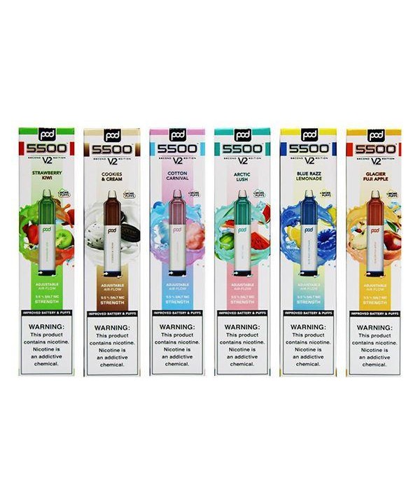 Pod Mesh 5500 Disposable | 5500 Puffs | 12mL