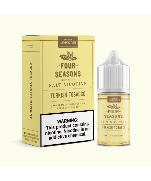 Turkish Tobacco by Four Seasons Salt 30ML