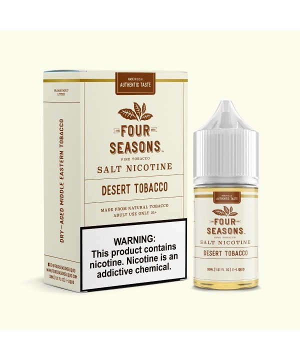 Desert Tobacco by Four Seasons Salt 30ML