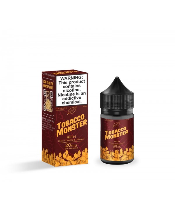 Rich by Tobacco Monster Salt E-liquid | Flawless Vape Shop