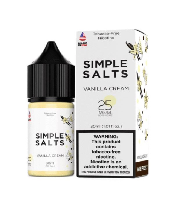 Vanilla Cream by Simple Salts E-Liquid
