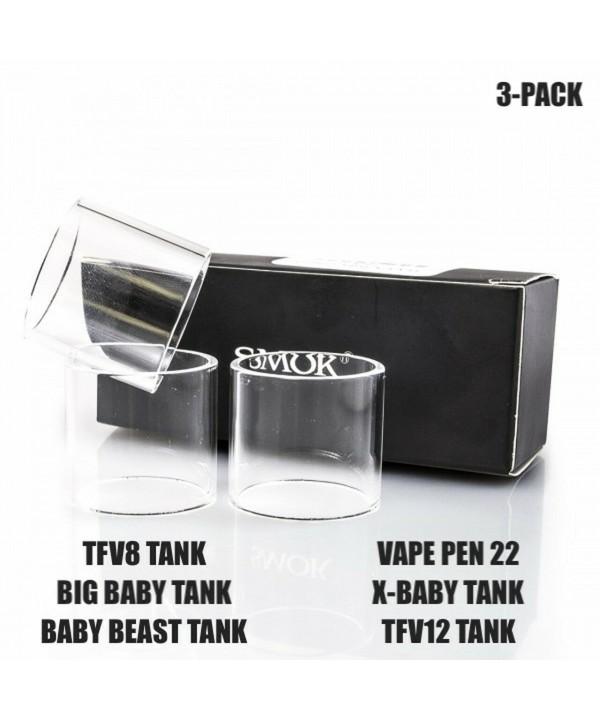Smok Vape Pen 22 Replacement Glass | 3-Pack