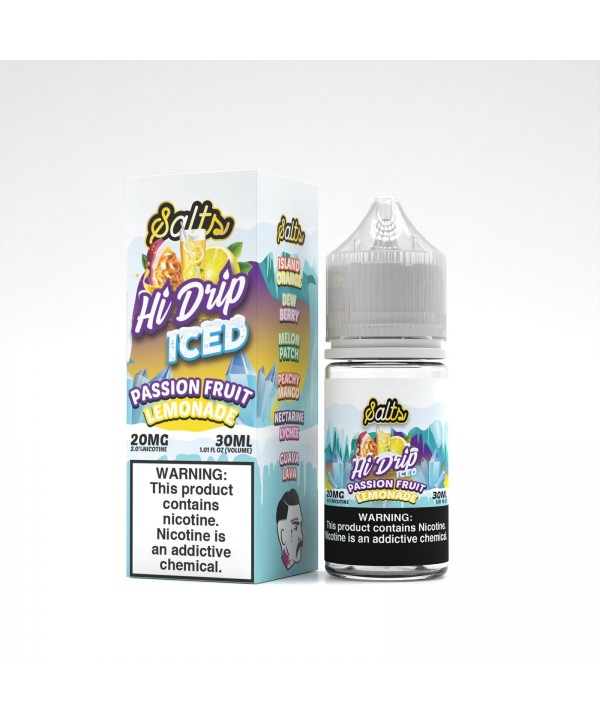 Passionfruit Fruit Lemonade ICED by Hi Drip Salts 30mL